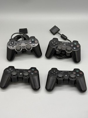 4x Sony PlayStation Controller Konvolut PS2 PS3 Defekt Bastler