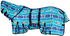 Challenger Horse Mesh Summer Scrim Sheet Fly Sheet Spring Airflow Neck Teal