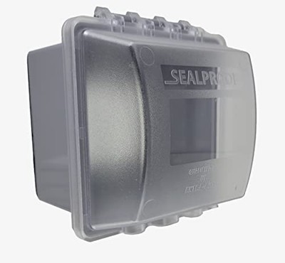 2-Gang Extra Deep in Use Outdoor Outlet Cover | Weatherproof, Lockable, UL Ex...