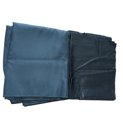 Black Satin Fabric Remnant Lot Solid Sheen Matte Crafter Sewing Material 2.5+ Lb