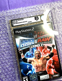 WWE SmackDown vs. Raw 2007 (PlayStation 2, PS2) Sealed - VGA 85 NM+ not WATA