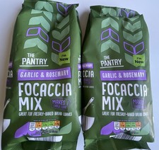 Garlic & Rosemary Focaccia Bread Mix 500g x2 - 1 large loaf per pack ALDI Pantry