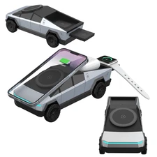 NEW 3-in-1 CyberDock Wireless Charging Station for MagSafe iPhone/AirPods/iWatch