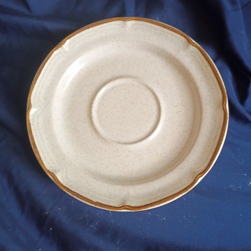 Hearthside Barogue Stoneware Saucer Only Beige Brown Japan Replacements