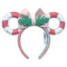 Disney Parks Loungefly Vacation Style Minnie Mickey Mouse Ear Bow Headband US