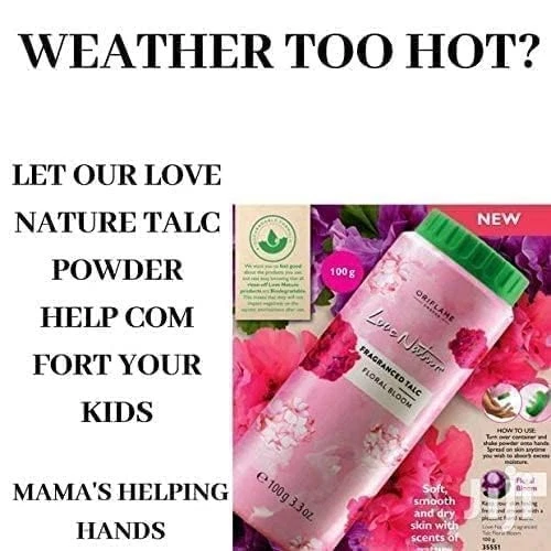 Talco floreciente floral Oriflame - 100 G Foto 2 de 2