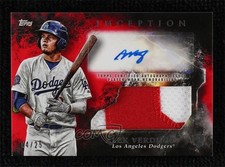 2018 Topps Inception Red 4/25 Alex Verdugo #IAP-AV Patch Auto 0eg6