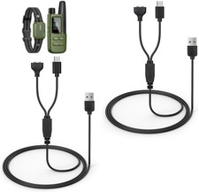 2-Pack Dog Shock Collar Charger Replacement for Jugbow Training Collar, 2-in-...