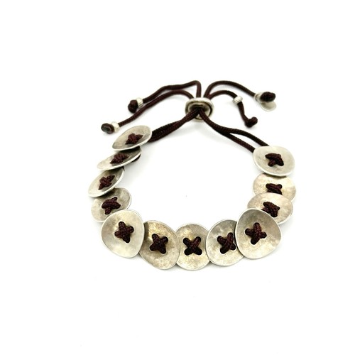 Silpada Retired B2012 “Button Up” Bracelet