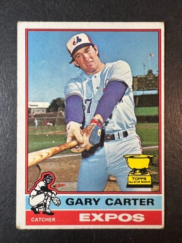 1976 Topps Gary Carter #441, creased - 50% off 5 or more under $5