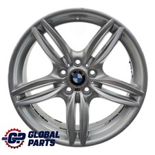 BMW F10 F12 Rear Wheel Alloy Rim M Double Spoke 351 Silver 9J 19" ET:44 7842653