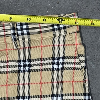 Vintage Burberry Golf Nova Check Plaid Pants Women's Size 2 US / 6