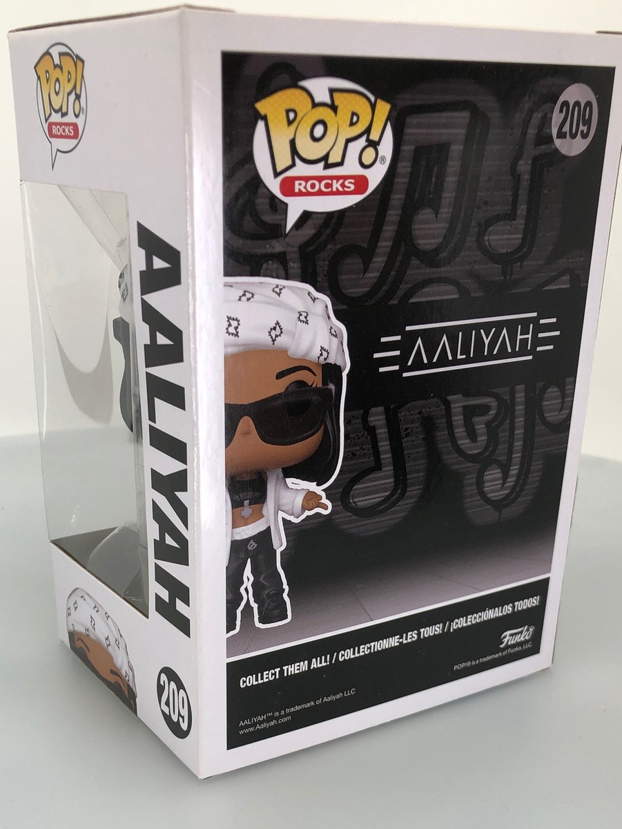 Funko POP! Rocks Aaliyah #209 Vinyl Figure DAMAGED BOX SEE