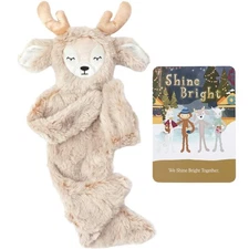 Shine Bright Ibex Snuggler Plush + Affirmation Card - Promotes Positive Self-...