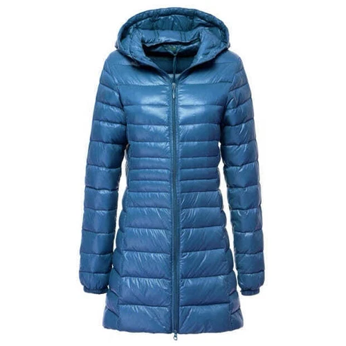 Women's Down Jacket 90% Duck Down Coat Ladies Hoodie Long Hooded Jacket S-6XL - Picture 9 of 27