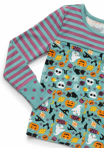 Boys/Girls Matilda Jane Moments with you Halloween Fright Night PJ Set size 16 - Picture 2 of 6