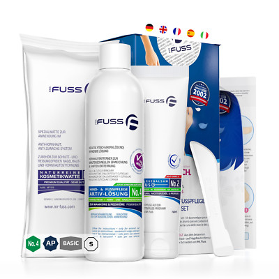 Hornhautentferner Nagelhautentferner Lösung Mr. Fuss No. 4 Advanced Pack kl.