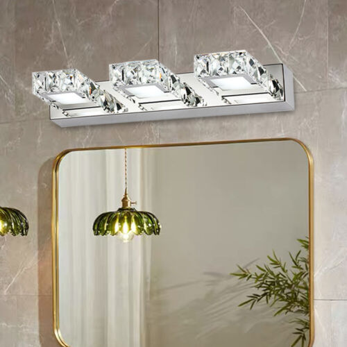 Bathroom Vanity Wall Light Over Mirror Light LED Crystal Wall Sconce Lighting