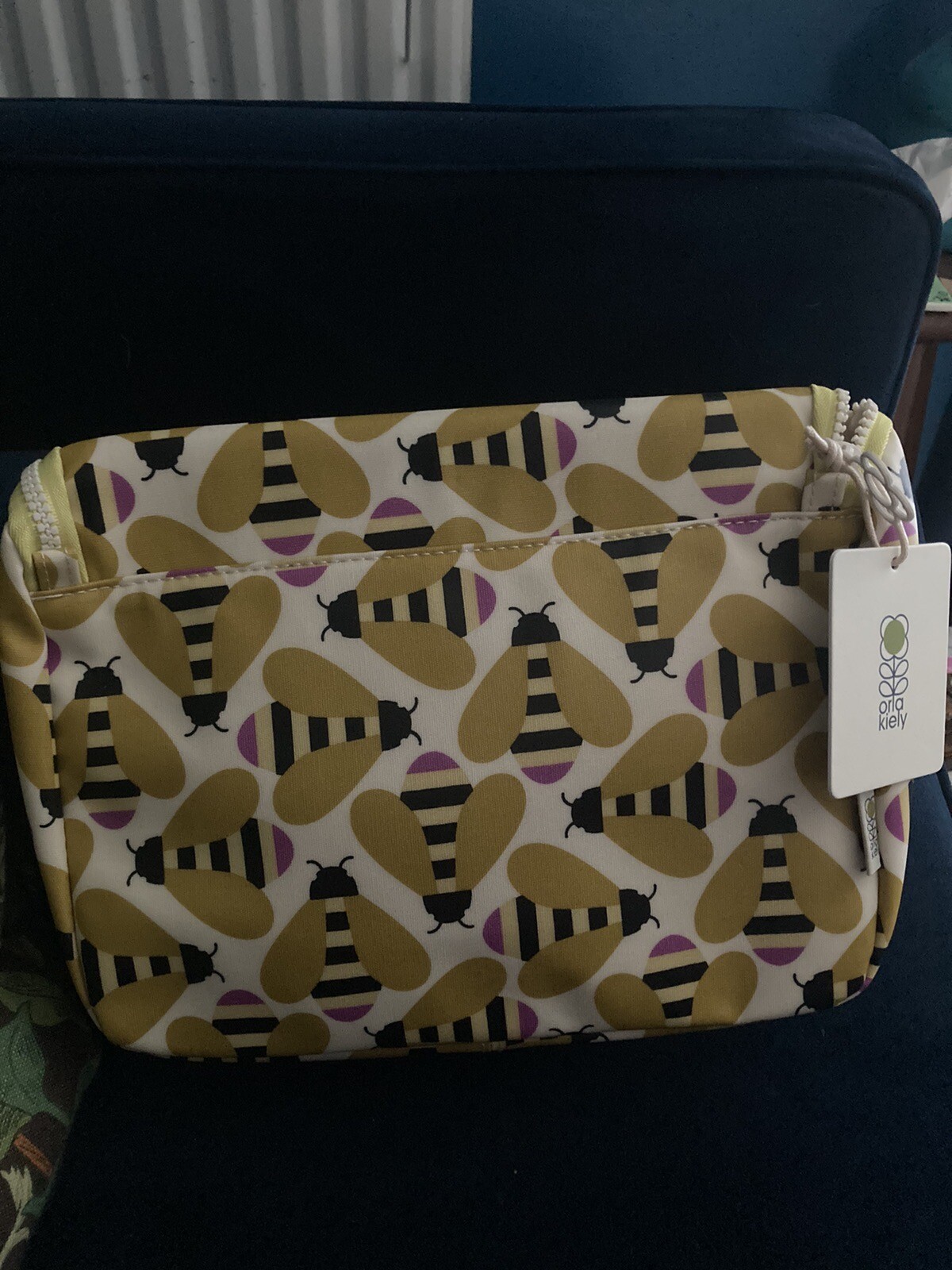 New with Tag ORLA KIELY Hanging Wash Bag Travel Organiser Busy Bee eBay