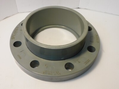 SPEARS 6'' PVC-C 8 BOLT PIPE FLANGE GLUE IN SOCKET 150PSI NSF-61 PY1Z2