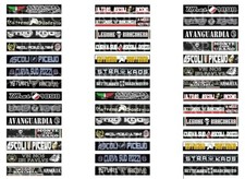 SUBBUTEO 42 ADESIVI ASCOLI TIFOSI & SUPPORTERS per TRIBUNA GRADINATA e CURVA