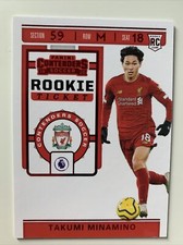 2019-20 Panini Soccer Chronicles Takumi Minamino Contender Rookie Red #RT-22