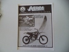 advertising Pubblicità 1977 ASPES HOPI 125 CROSS COMPETIZIONE e CORRADO MADDII