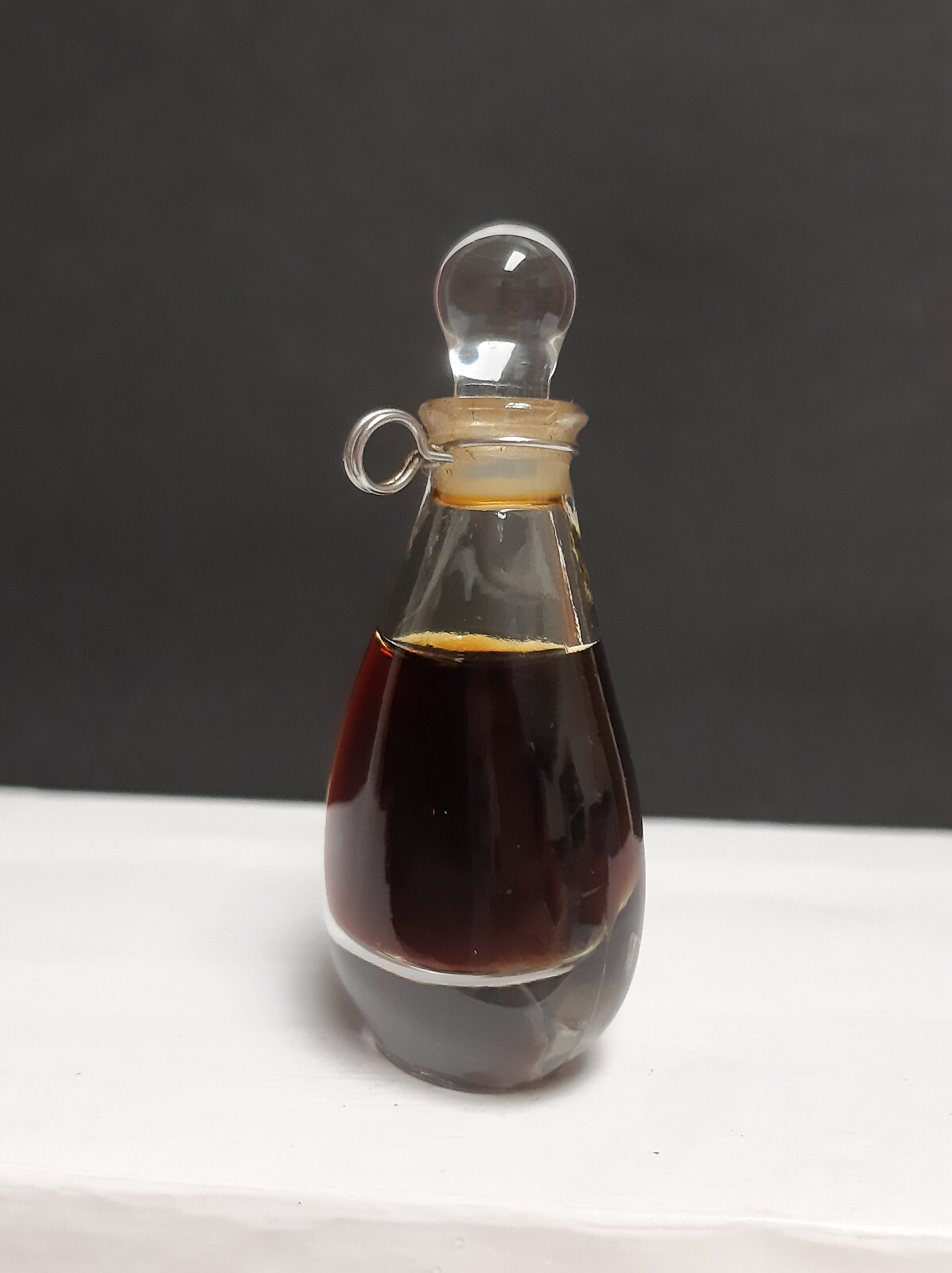 Mini Halston Elsa Peretti Vintage Perfume Bottle Necklace Pendant Miniature