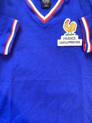 Maillot foot rétro de France en Coupe du Monde 1966