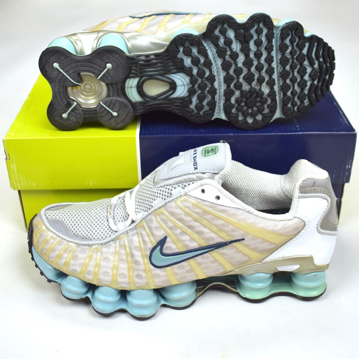 NWT Nike Shox TL OG White Water Blue Tiffany 2003 DS 10.5 W NWT Nike Shox TL OG White Water Blue Tiffany 2003 DS 10.5 W