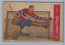 Jacques Plante 57/58 Parkhurst Montreal Canadiens #15
