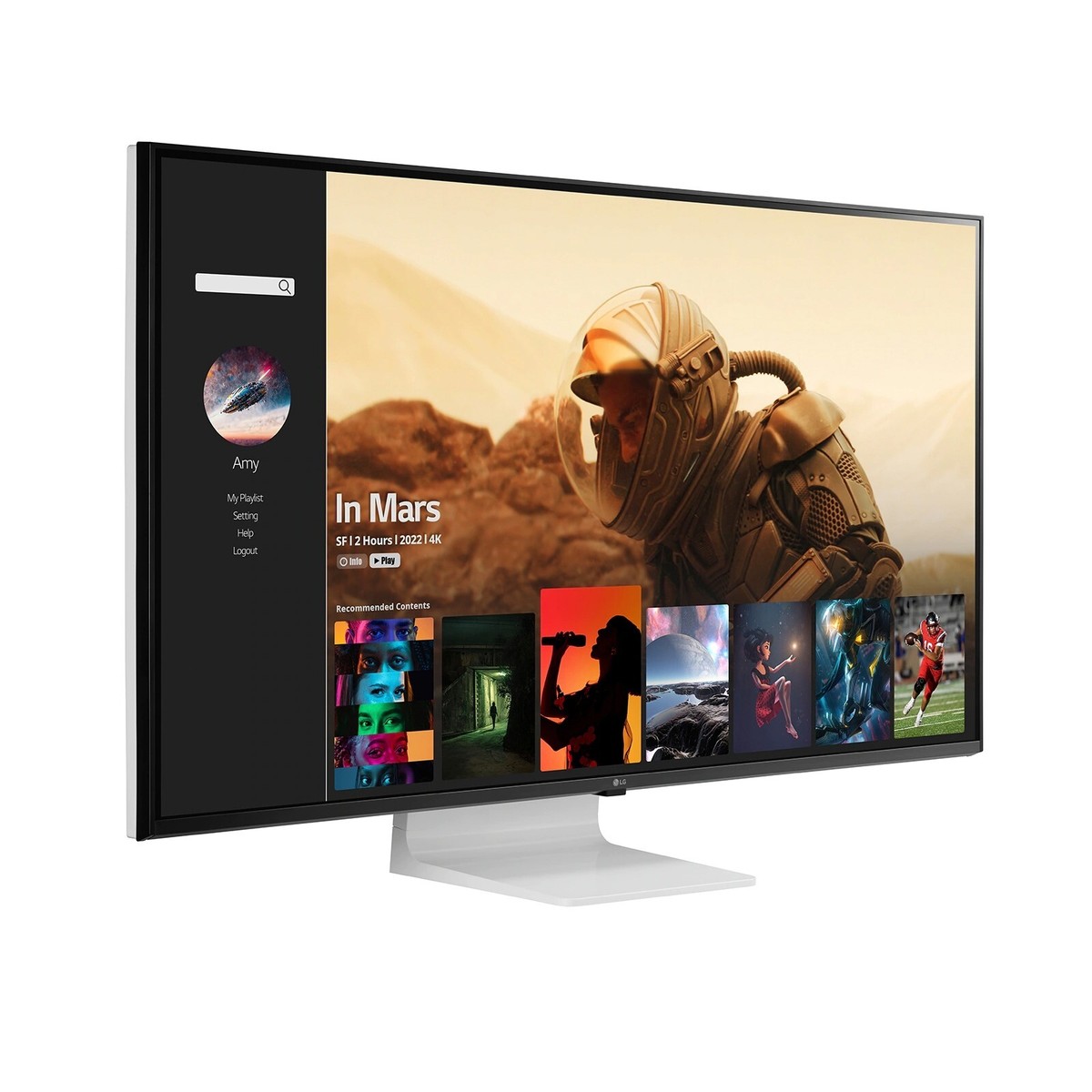 【新品同様】43SQ700S-W/LG SMART Display LG Smart Monitor 43SQ700SW 43