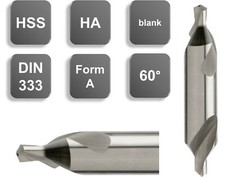 HSS Zentrierbohrer DIN333 Form A, 60&deg; HA  &Oslash; 0,5 - 10 mm, Neu, Made in Germany!