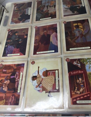American Girl Doll 1994 Trading Card Album with 150+ Cards! The