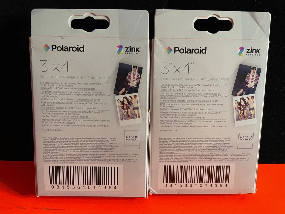 Omringd Haringen Op de grond Polaroid 3x4 Zink M340 Zero Ink Paper (2 X 30PK) EXPIRED 6/30/14 | eBay Omringd Haringen Op de grond Polaroid 3x4 Zink M340 Zero Ink Paper (2 X 30PK) EXPIRED 6/30/14 | eBay