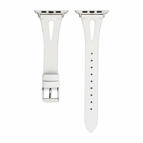 Cinturino pelle sottile cinturino casual per Apple Watch 10 9 8 7 6 SE 40/44/41/45/42/46mm - Foto 13 di 32