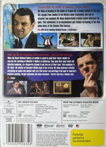 DVD NUEVO: Mr Beans Holiday + The Ultimate Disaster Movie - Paquete de 2 películas en DVD - Imagen 2 de 2