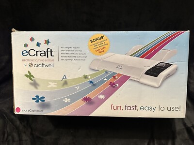 ECraft Cutting Machine Craftwell Electronic Cutting System Pink EC-MGN-12A