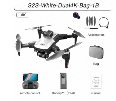  S2S Mini Drone 4k Profesional HD Camera Obstacle Avoidance Aerial Photography 