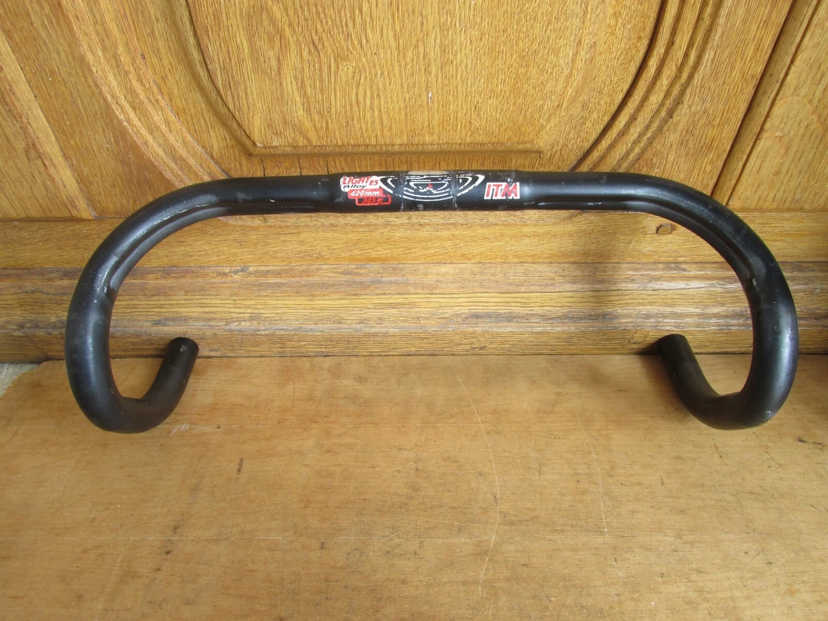 Guidon Type Goutte (Drop Bar) Vélo De Route Avec Tige - Marque ITM - Occasion - Noir