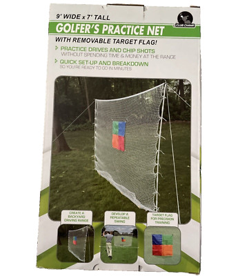Filet De Pratique Golf Club Champ – 9x7 Pieds, Résistant, Cible, Neuf