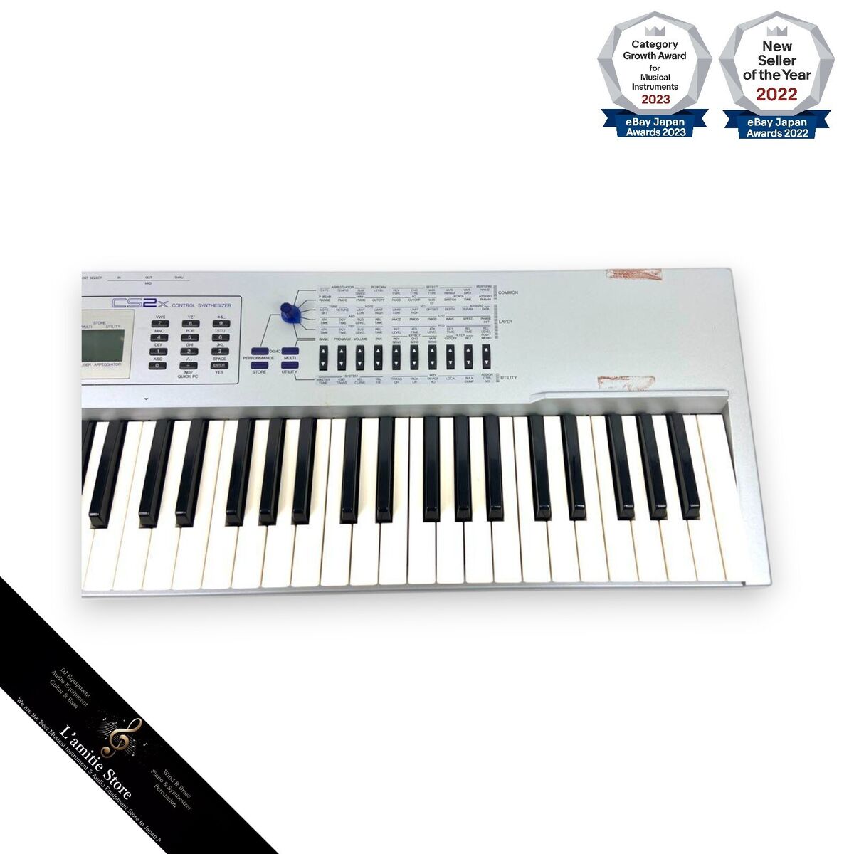 Yamaha CS2X CONTROL Keyboard Synthesizer Analog Modeling Yamaha CS2X CONTROL Keyboard Synthesizer Analog Modeling