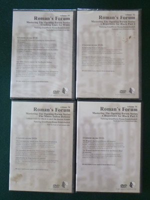 ROMAN'S LAB VOLUME 31-34 Mastering The Opening Forum Series Chess DVD