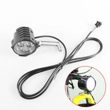1PC 2 in 1 Headlight Front Light Led Lamp Horn for  Bicycle E-Bike Electric US++