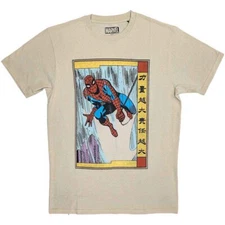 Marvel Comics Spiderman Japanese T-Shirt Neutral New