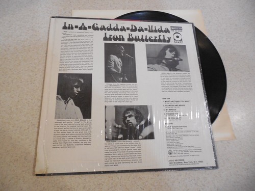 Iron Butterfly – In-A-Gadda-Da-Vida, 1968 LP ATCO SD 33-250 Tested Record - Imagen 7 de 13