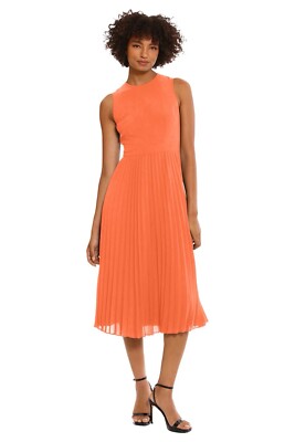 jamich midi dress Mesh Lemon Ruffle Midi Dress