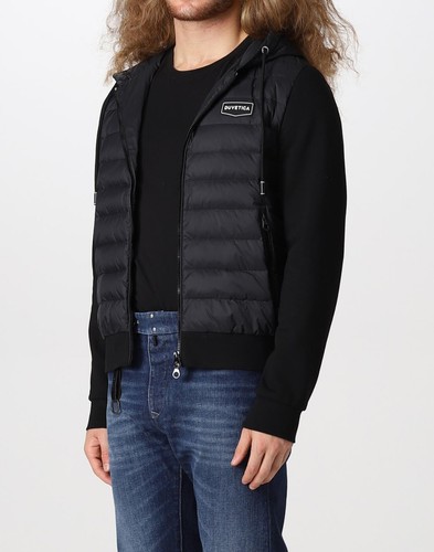 CHAQUETA ACOLCHADA CON CAPUCHA DUVETICA MOLVENO HOMBRE CHAQUETA DE PLUMÓN VUDJ05425K0001BKS - Imagen 3 de 5