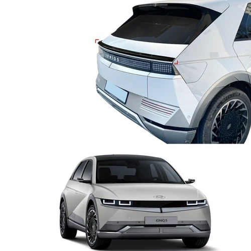 Rear Trunk Boot Lip Spoiler Painted Black for Hyundai IONIQ5 2022+
