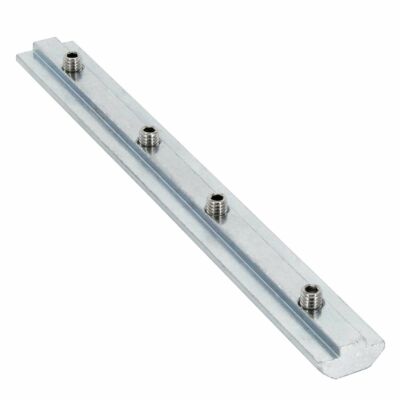 10x Profilverbinder Nut 8 180mm Aluprofil Profil Streckenverbinder mit Schrauben